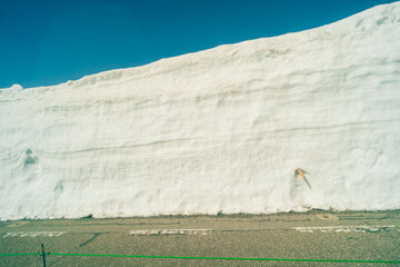 Yuki-no-Otani , Snow Wall in Tateyama, Nakaniikawa, Toyama, Japan
