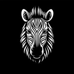Zebra - High Quality Vector Logo - Vector illustration ideal for T-shirt graphic