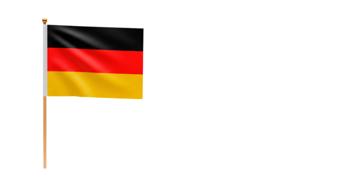 Germany flag image german national symbol country europe travel culture patriotic pride nation state republic on transparent background
