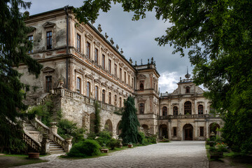 Obraz premium Pidhirtsi Castle, village Podgortsy, Renaissance Palace, Lviv re
