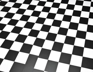 Obraz premium Checkered floor pattern