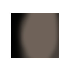 Abstract Square: Taupe and Black Gradient hand drawn simple shape plain surface