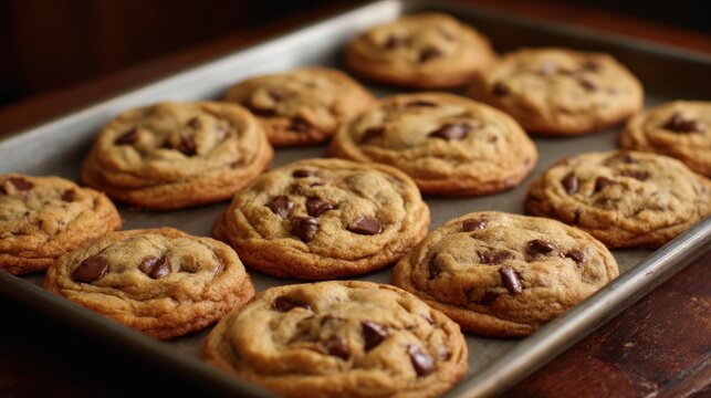 Freshly baked chocolate chip cookies (1)