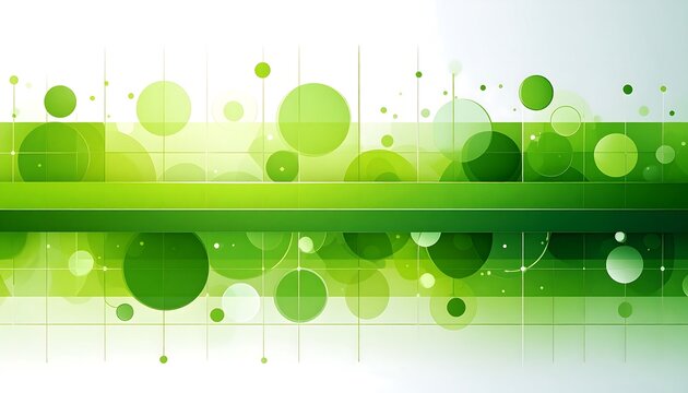 Abstract green geometric background