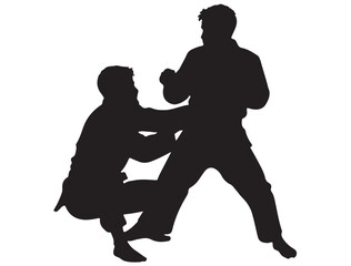 BRAZILIAN JIU JITSU SILHOUETTE