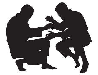 BRAZILIAN JIU JITSU SILHOUETTE
