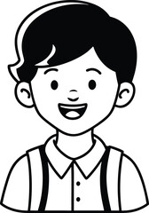 back to school flat character student avatar set seven c seven