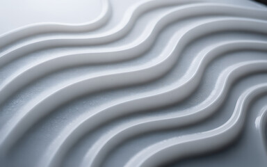 White wavy cream texture