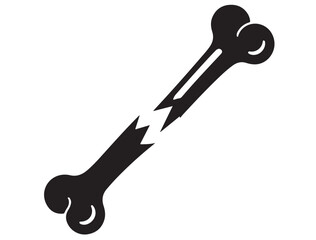 BROKEN BONE SILHOUETTE