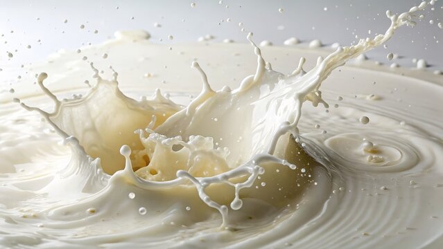 Abstract wallpaper white cream splash