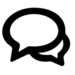 Chat Message Icon , Chat speech bubble, Social media message. Vector illustration !