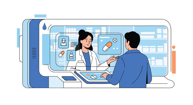 Digital health consultation technology connecting patients and doctors through advanced virtual medical platforms for better healthcare access and treatment