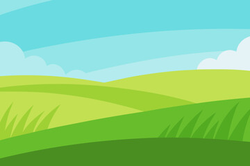 Obraz premium Abstract Minimalist Vector Art Landscape Illustration Nature Scene