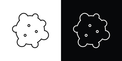 Pigment icon set,vector and illustration