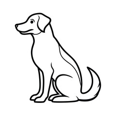 beagle dog vector illustration