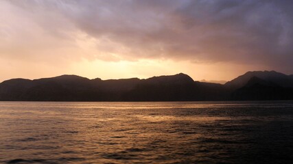 Sunset over the Indian Ocean