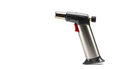 Culinary torch professional cooking butane torch adjustable flame for kitchen and baking desserts on transparent background