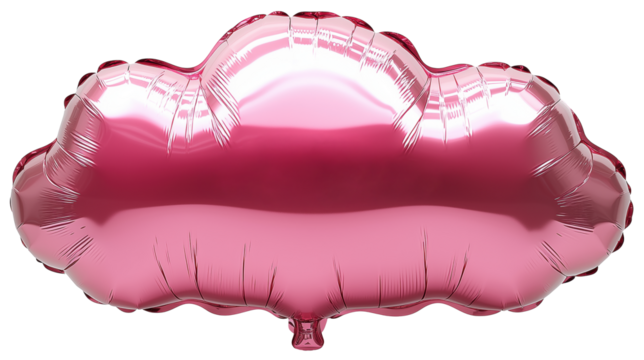 Delicate soft pink cloud-shaped sphere on transparent background. Light, airy, and ethereal design perfect for beauty, wellness, and dreamy visuals.