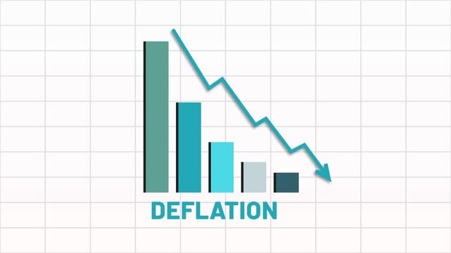 Inflation vs Deflation, Arrows Representing Economic Price Movement