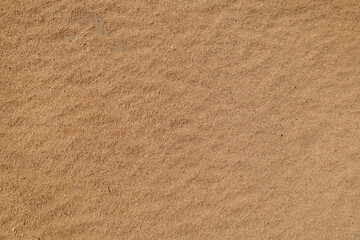 sand texture - background of desert sand dunes. Beautiful structures of sandy dunes. sand with wave from wind in desert - Close up