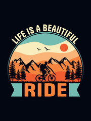 Outdoor Bicycle t shirt design 