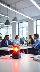 Alerting office staff