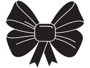 CHRISTMAS BOW SILHOUETTE