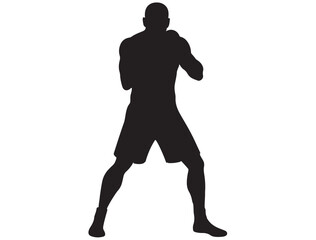 MALE BOXER SILHOUETTE