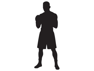 MALE BOXER SILHOUETTE