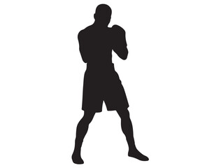 MALE BOXER SILHOUETTE