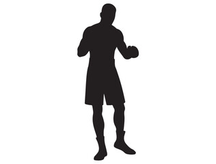 MALE BOXER SILHOUETTE