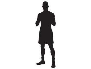 MALE BOXER SILHOUETTE
