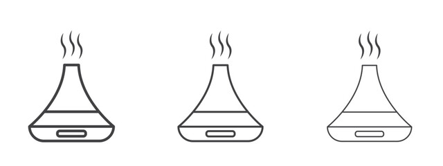 Diffuser icon - editable stroke vector illustration