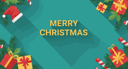 Fototapeta premium Festive Holiday Greetings Warm Wishes For A Joyful Season