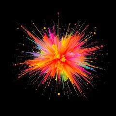 fireworks on black background