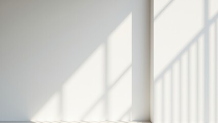 Fototapeta premium Minimalist Interior with Sunlight