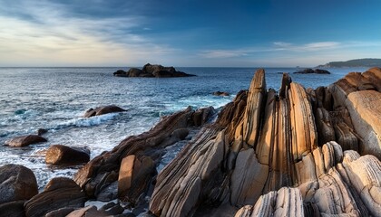 coastal rock formation texture