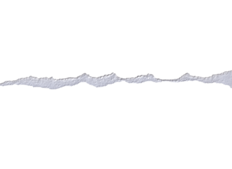 Ripped thin torn paper edges isolated on png background, Thin Torn Paper Strip with Rough Edge - Horizontal Isolated Minimalist Design Element and Copy Space Overlay
