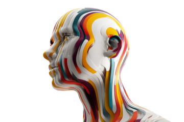 3D Visualization of the Human Mind and Cognitive Processes