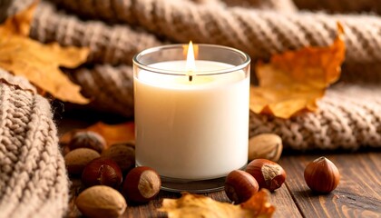 Cozy autumn candle scene (1)