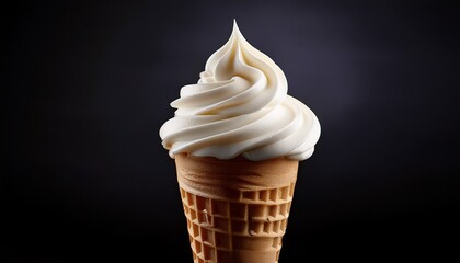 creamy soft serve ice cream cones a delightful cool treat