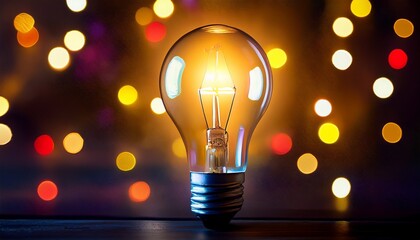 a lightbulb for party duty