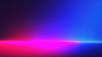 Fototapeta premium Vibrant Pink Blue Gradient Background Abstract Design Neon Lightscape,