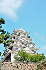福山城天守閣の風景　広島県福山市