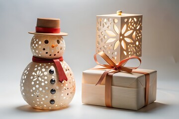 Snowman & Lantern Christmas Decor: Festive Holiday Lighting & Gifts