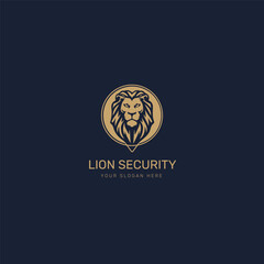 Lion Security Company Logo Design