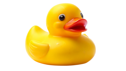 yellow rubber duck isolated