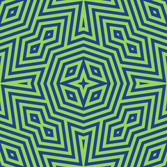 Obraz premium Seamless pattern. Rhombuses, kites, stars ornament. Geometrical backdrop. Abstract background. Ethnic motif. Geometric figures wallpaper. Digital paper. Ethnical textile print. Web design. Vector art