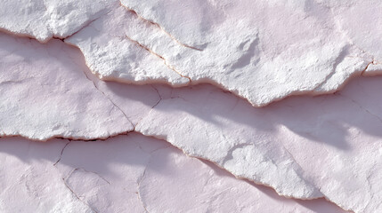 Textured pink and white surface with light and shadow creating an abstract layered effect.