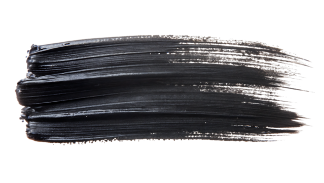Black brush strokes - isolated on a white background.PNG